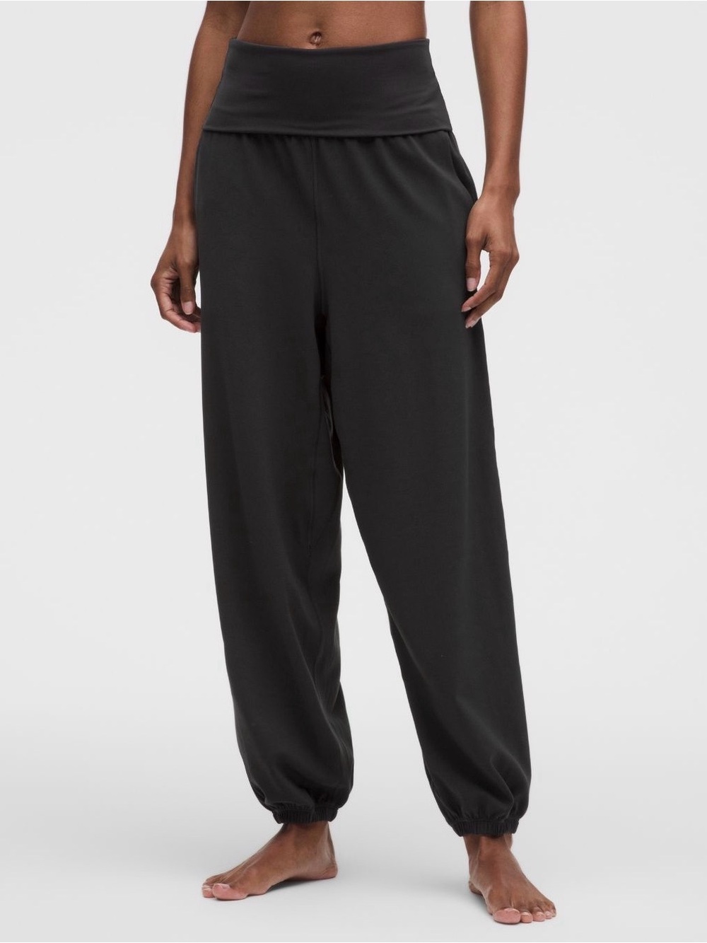lululemon athletica Black Relaxed Track Joggers - Picture 2 of 8